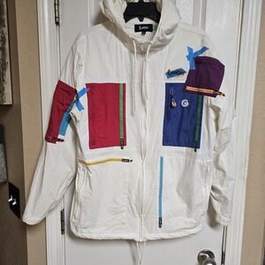 Cookies All Conditions Colorblock Full Zip Hoodie Hooded Jacket Men's Size Large